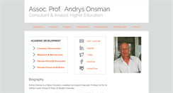 Desktop Screenshot of andrysonsman.com
