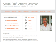 Tablet Screenshot of andrysonsman.com